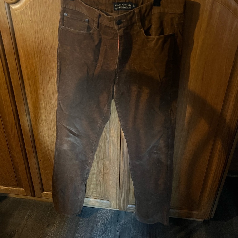 United By Blue Men's Brown Corduroy Pants